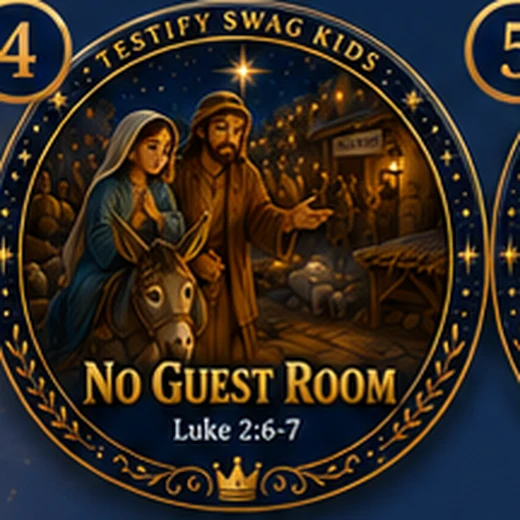 No Guest Room — Nativity story magnet