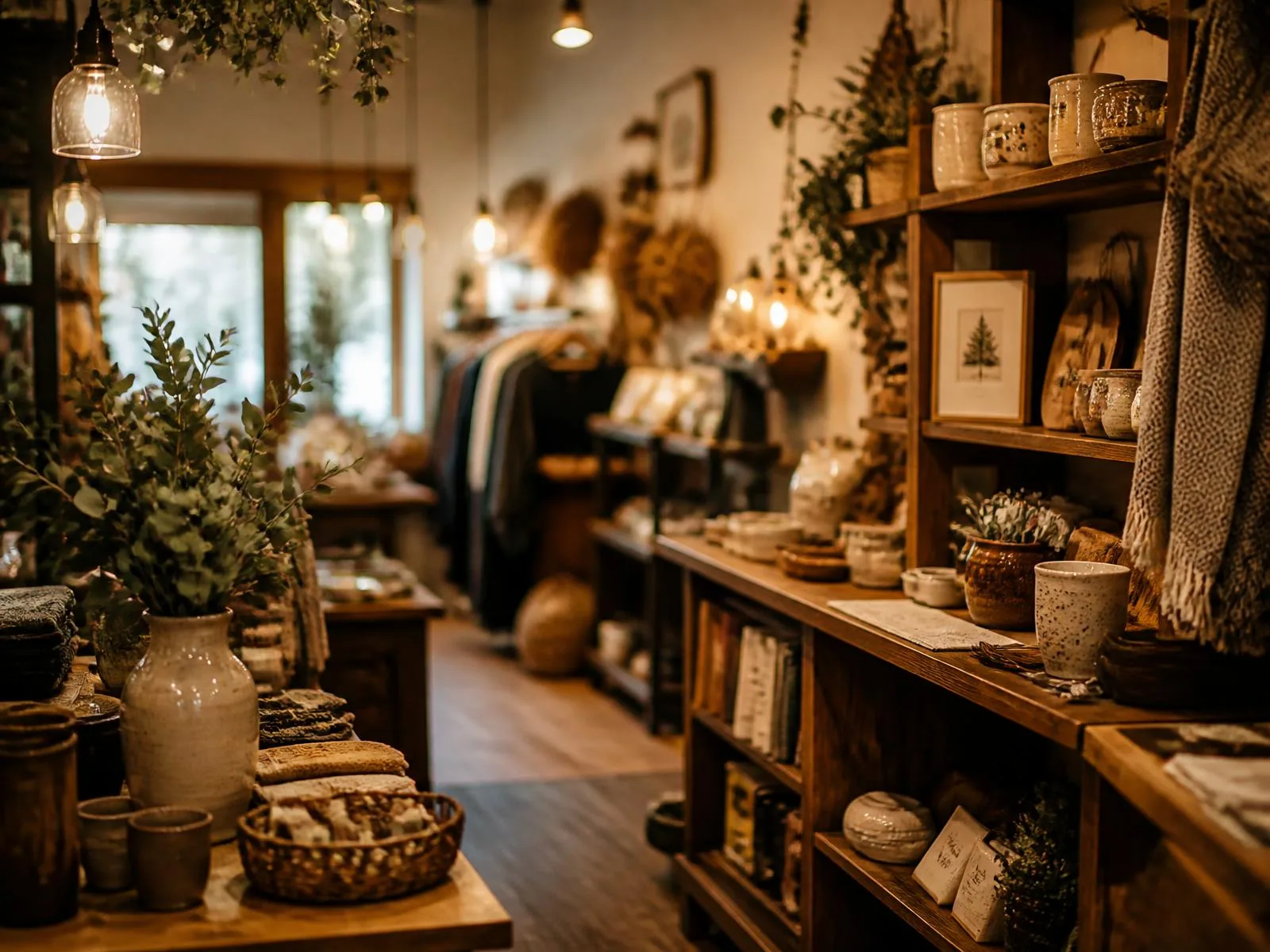 Handmade gifts from a small Yakima gift shop, pressed by hand